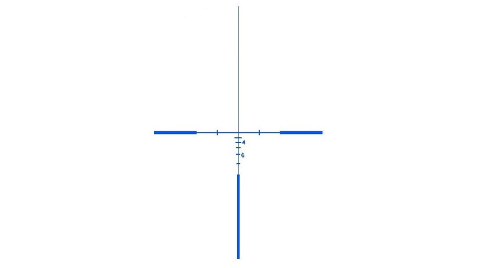 BROWE 4x32 Combat Optic Rifle Scope, 5.56mm Crosshair, Full Line, Blue, Black, One Size, BCO-003-FLB
