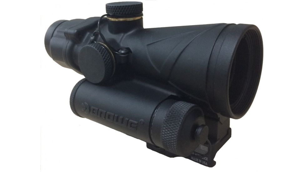 BROWE 4x32 Combat Optic Rifle Scope, 7.62x39mm Chevron, Red, Black, BCO-005