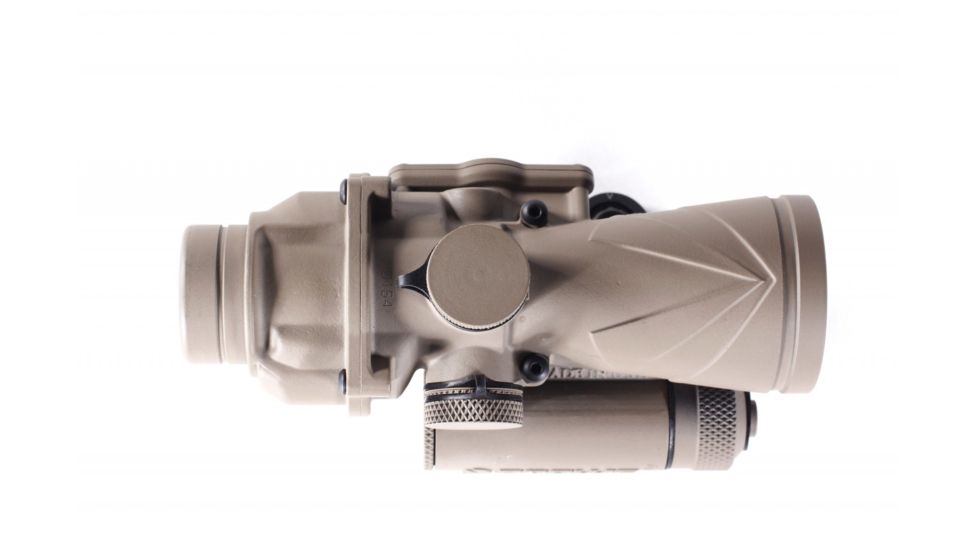 BROWE 4x32 Combat Optic Rifle Scope, FDE 7.62x51mm Chevron, Red, Flat Dark Earth, BCO-002-FDE