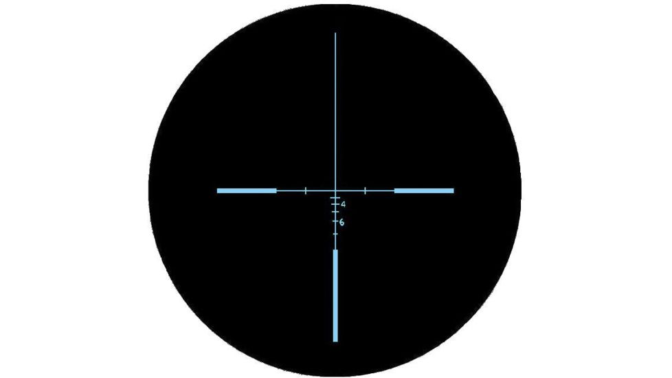 BROWE 4x32 Sport Optic Rifle Scope, 5.56mm Crosshair, Blue, Black, BSO-003B-A