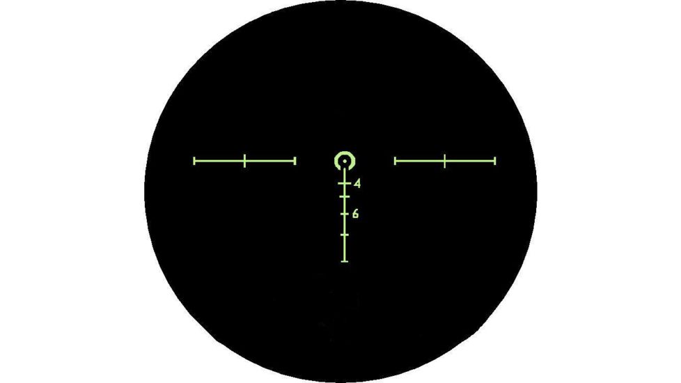 BROWE 4x32 Sport Optic Rifle Scope, 5.56mm Horseshoe and Dot, Green, Black, BSO-007-A