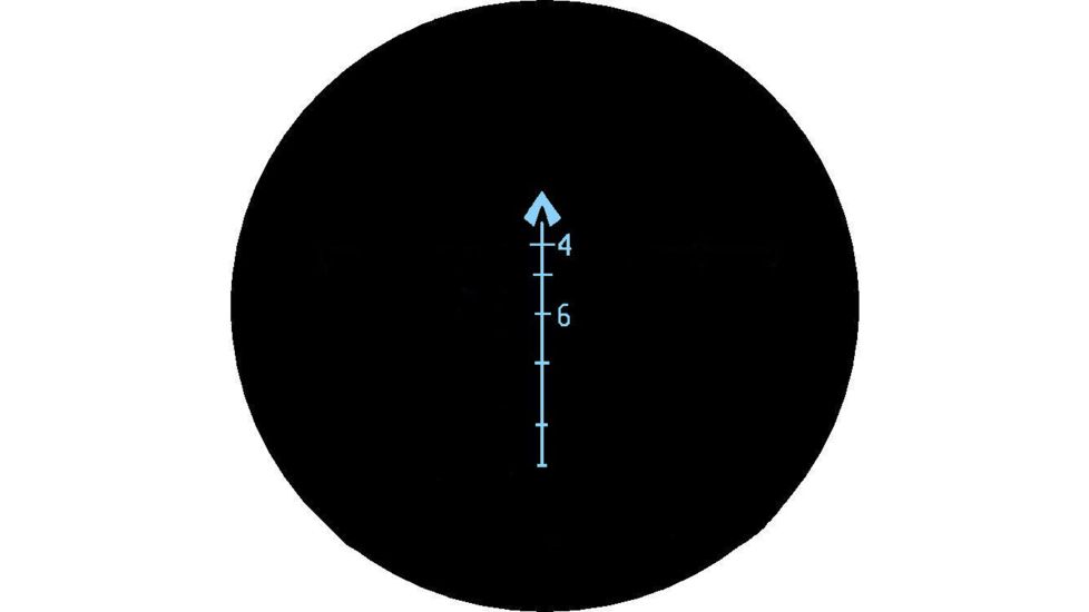 BROWE 4x32 Sport Optic Rifle Scope, 7.62x51mm Chevron, Blue, Black, BSO-002B-A