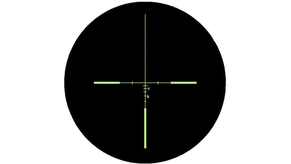BROWE 4x32 Sport Optic Rifle Scope, FDE, 5.56mm Crosshair, Green, Flat Dark Earth, BSO-003-A-FDE