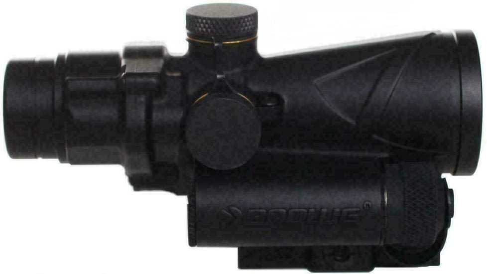 BROWE 4x32 Tactical Optic Rifle Scope, 5.56mm Chevron, Blue, Black, One Size, BTO-001B