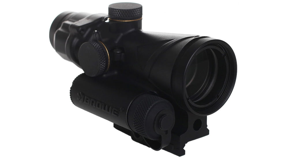 BROWE 4x32 Tactical Optic Rifle Scope, 5.56mm Chevron, Blue, Black, One Size, BTO-001B