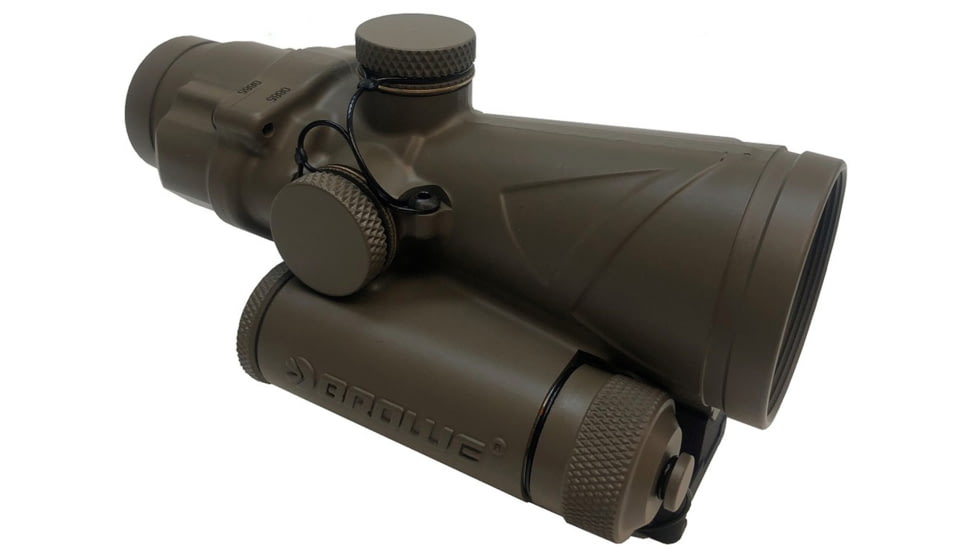 BROWE 4x32 Tactical Optic Rifle Scope, 7.62x39mm Chevron, Amber, Flat Dark Earth, One Size, BTO-005A-FDE