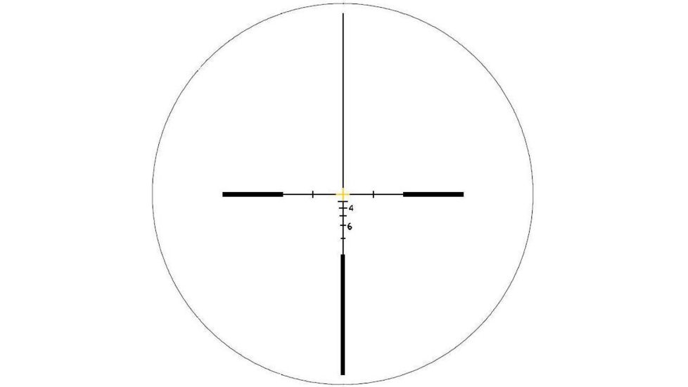 BROWE 4x32 Tactical Optic Rifle Scope, 5.56mm Crosshair, Amber, Black, BTO-003A