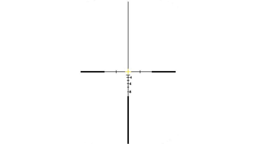 BROWE 4x32 Tactical Optic Rifle Scope, 7.62x51mm Crosshair, Amber, Black, BTO-006A