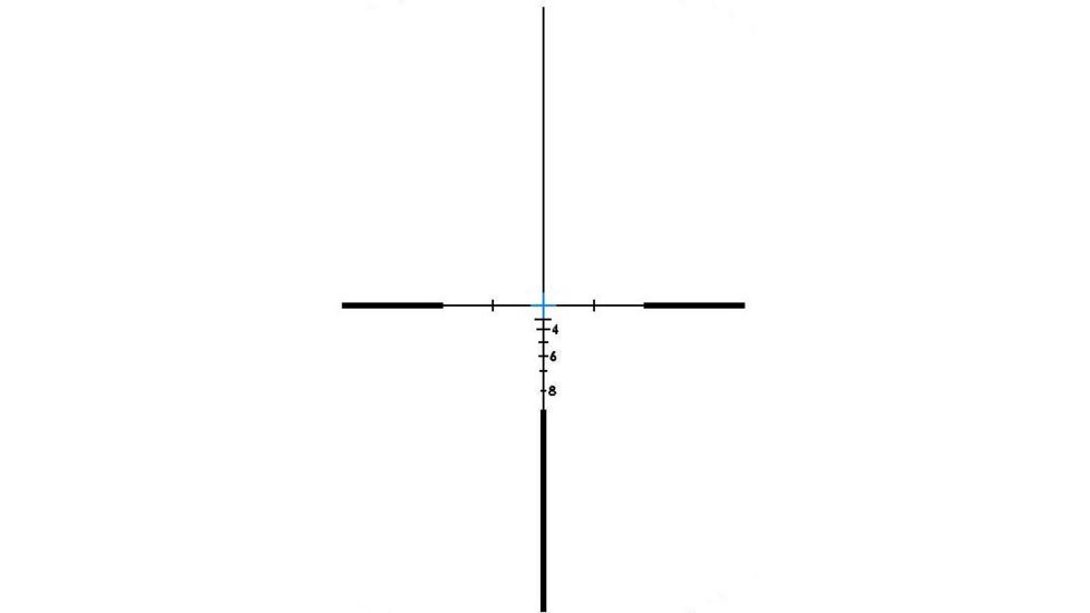 BROWE 4x32 Tactical Optic Rifle Scope, 7.62x51mm Crosshair, Blue, Black, BTO-006B