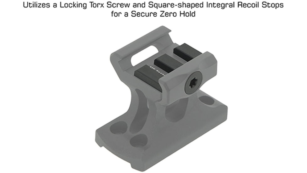 BROWE Aimpoint T1 1/3 Co-Witness Mount, Black, One Size, MNT-T1-1/3CW