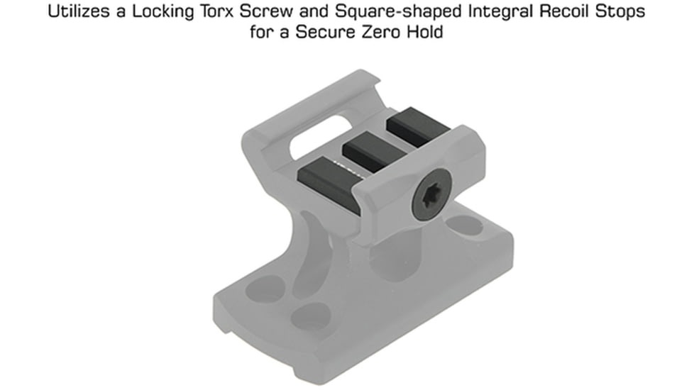 BROWE Aimpoint T1 Co-Witness Mount, Black, One Size, MNT-TI-CW
