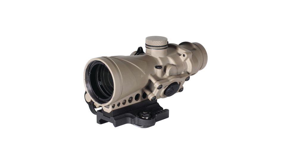 Browe Combat 4x32mm Optic .300 AAC Blackout Red Horseshoe And Dot Reticle ADM Mount Flat Dark Earth