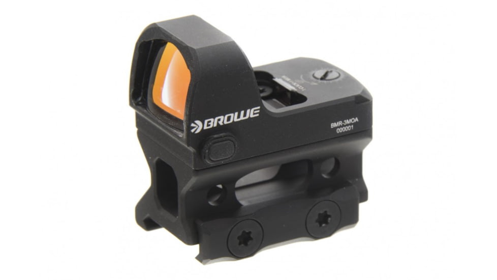 BROWE Micro Reflex w/ Co-Witness Mount, Black, BMR-3MOA-CW