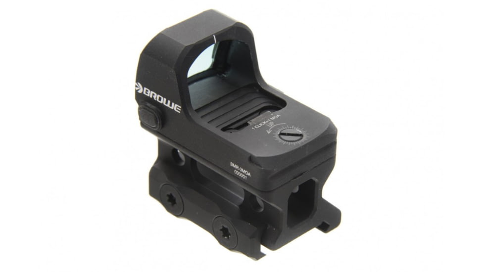 BROWE Micro Reflex w/ Co-Witness Mount, Black, BMR-3MOA-CW