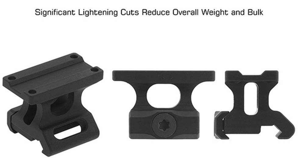 BROWE MRO Co-Witness Mount, Black, One Size, MNT-MRO-CW