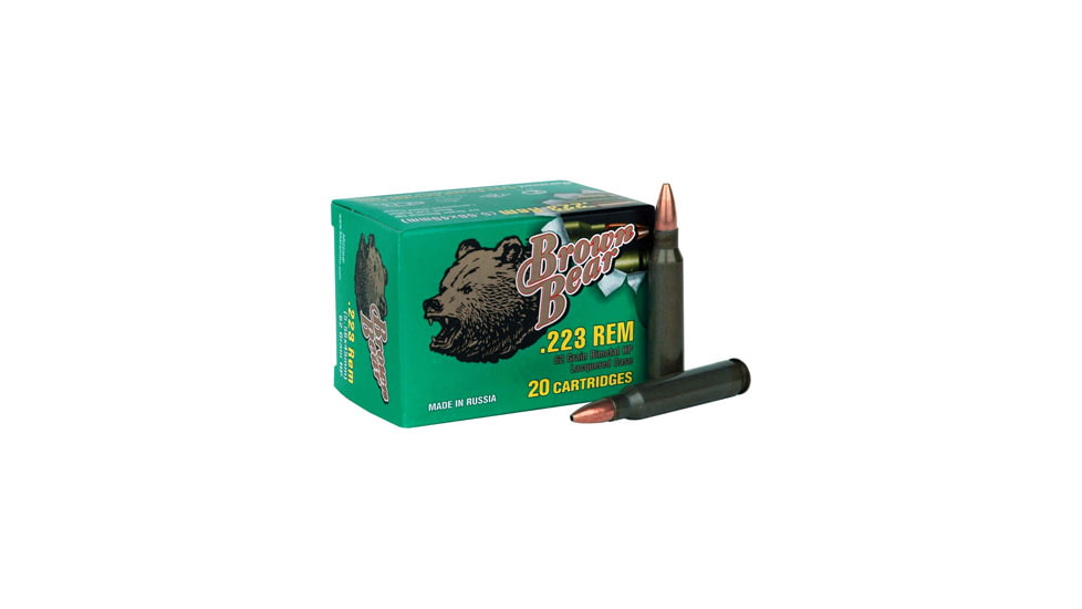 Brown Bear .223 Remington 62gr Hp 20-pack