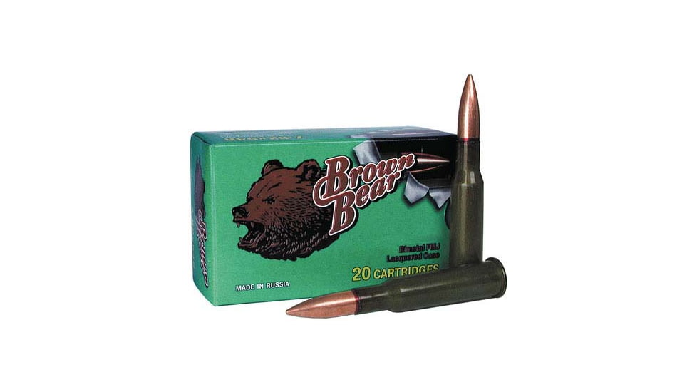 Brown Bear .308 Winchester 145gr. Full Metal Jacket 20-pk