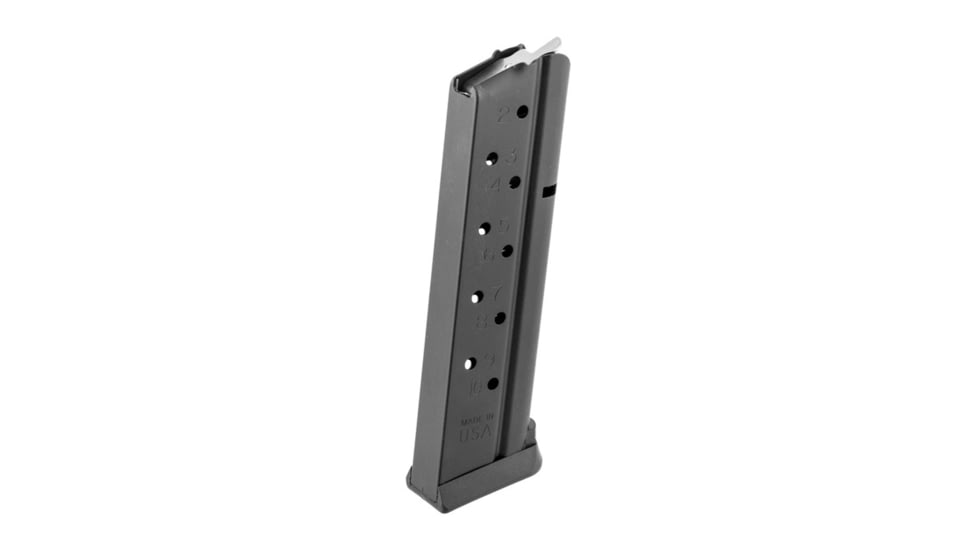 Brownells Pistol Magazine, 1911, 9mm, 10 Round, Black, 78000308-10RD
