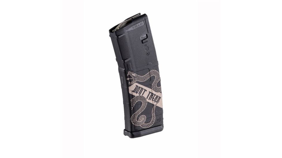 Brownells Polymer Pistol Magazine, AR-15, .223/5.56, 30 Round, Black/Dont Tread On Me, 78000705-30RD