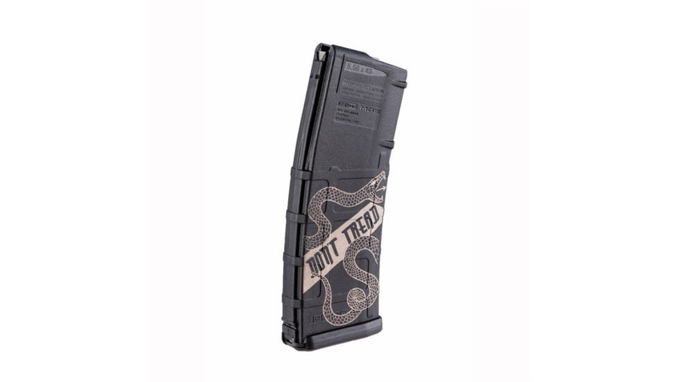 Brownells Polymer Pistol Magazine, AR-15, .223/5.56, 30 Round, Black/Dont Tread On Me, 78000705-30RD