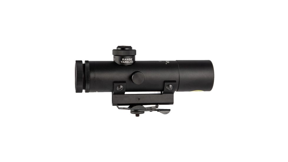 Brownells Retro 4x Carry Handle Scope, 4x21mm, 35mm Tube, Fixed Focal Plane, Duplex Reticle, Black, RETRO4X