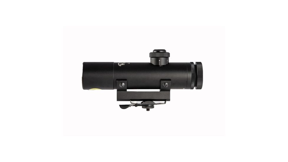 Brownells Retro 4x Carry Handle Scope, 4x21mm, 35mm Tube, Fixed Focal Plane, Duplex Reticle, Black, RETRO4X
