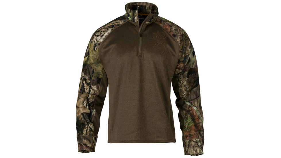 Browning 1/4 Zip Bellum Pullover, Mobuc, 3XL, 3018752806