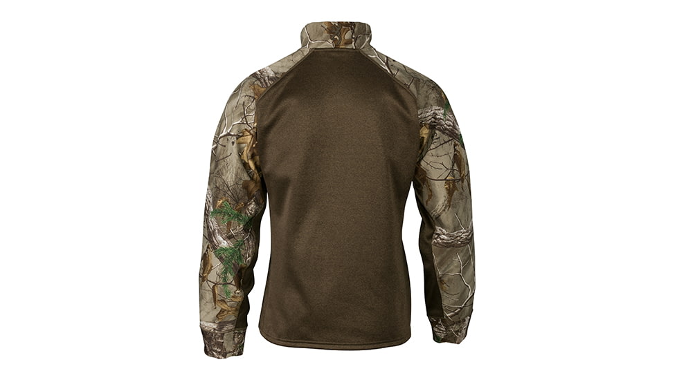 Browning 1/4 Zip Bellum Pullover, Rtx, Small, 3018752401