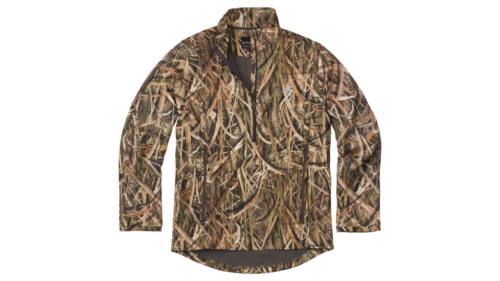 Browning 1/4 Zip Wicked Wing Smoothbore - Mens, Mossy Oak Shadow Grass Blades, 3XL, 3016712506