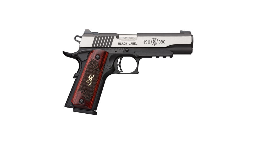 Browning 1911-380 Black Label Medallion Pro Compact Semi Auto Pistol, 380 Auto, 4.25 in Barrel