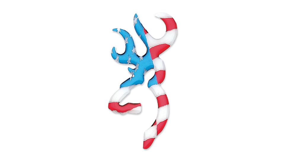 Browning Decal, 3D Bmark, 6 inch Rwb