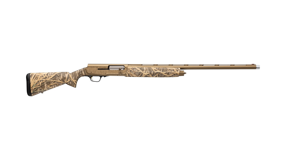 Browning A5 Wicked Wing 3.5in Field Semi-Auto Shotgun, 12 Gauge, 28in BBL, Synthetic MO Shadow Grass Stock, Bronze, 119312004
