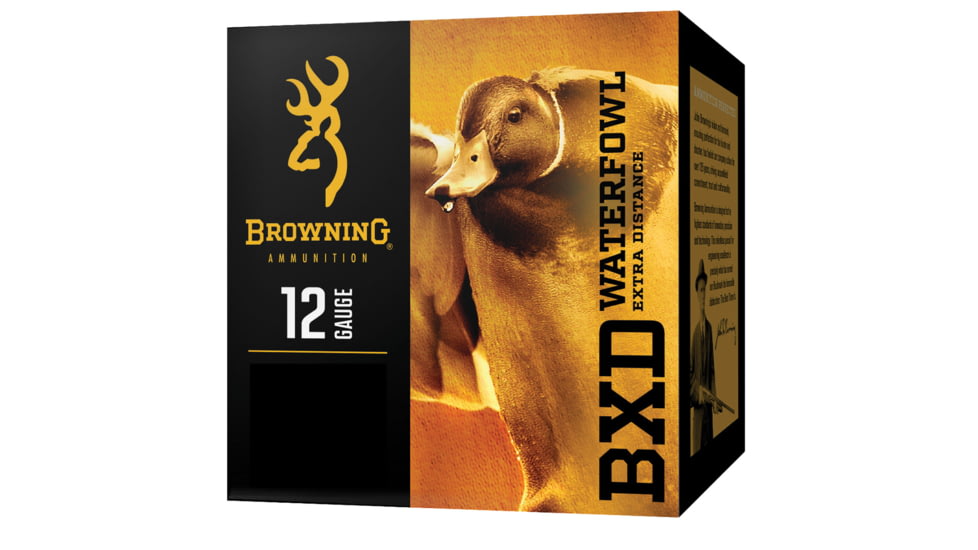 Browning BXD Waterfowl 12 Gauge 3.5 in 1 1/2 oz #BB Centerfire Shotgun Shot Ammo, 25 Rounds, B193411240