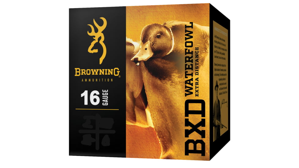 Browning Steel Waterfowl 16 Gauge 2.75 in 15/16 oz #2 Centerfire Shotgun Shot Ammo, 25 Rounds, B193411622