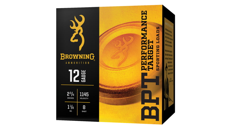 Browning BPT Performance Shotshell Loads 16 Gauge 2.75 in 1 oz #8 Centerfire Shotgun Shot Ammo, 25 Rounds, B193611628