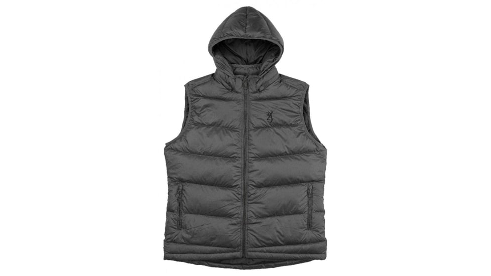 Browning Arctic Down Vest - Men's, Dark Gray, Small, 3055128901