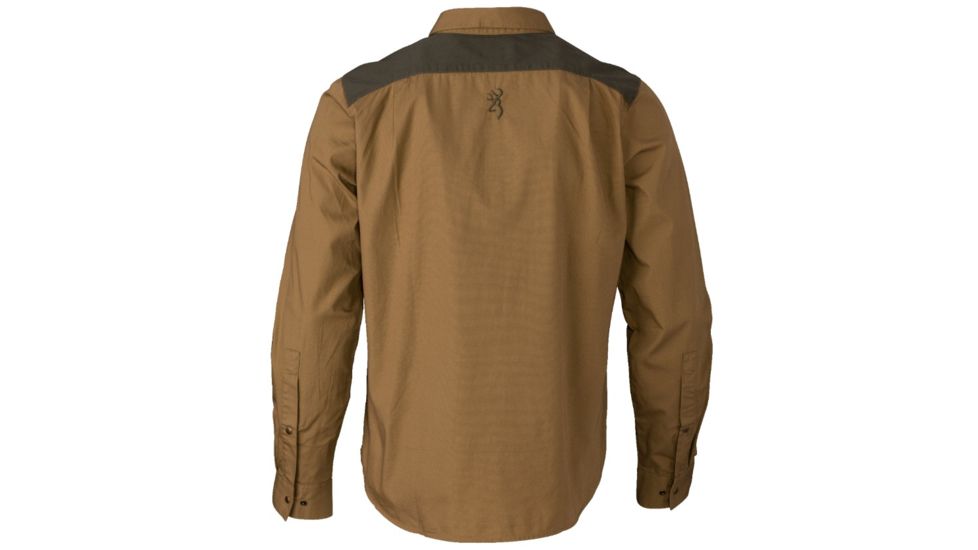 Browning Austin Long Sleeve Shirt,Taupe/Loden,2XL 3010667805