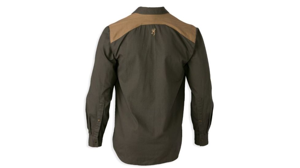 Browning Austin Short Sleeve Shirt,Loden/Taupe,3XL 3010656406