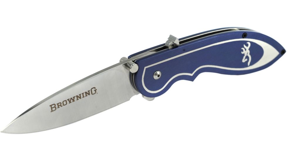 Browning 355 Backdraft Assisted Open Knife - Blue 