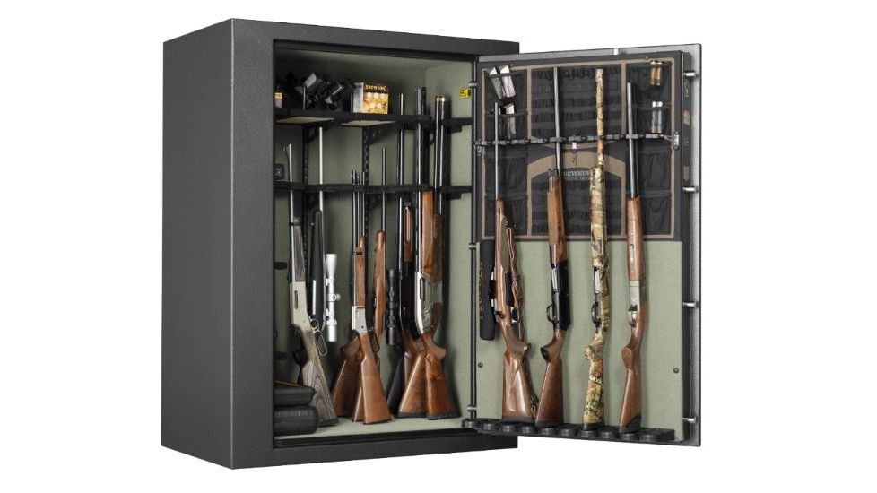 Browning The Beast BST40 Gun Safe,12 Gauge Steel Body,Securam Electronic Lock,Matte Black/Black Chrome 1601100218