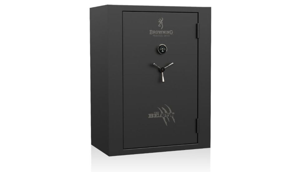 Browning The Beast BST40 Gun Safe,12 Gauge Steel Body,SG Mechanical Lock,Matte Black/Black Chrome 1601100217