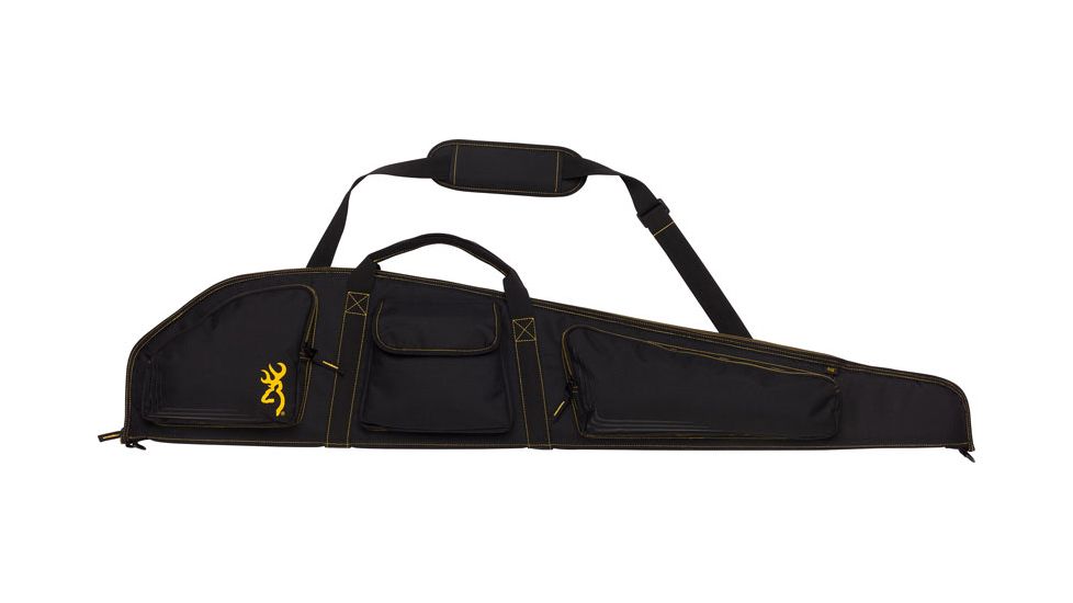 Browning BG Buck Mark Logo Shotgun Gun Case w/Sling, 52in, Black/Gold, 1419559902