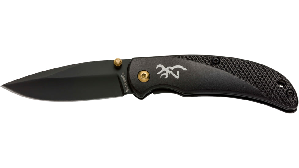 Browning Bg Knife Prism Iii Folding Hunter 2.38'' Blade Black Alum