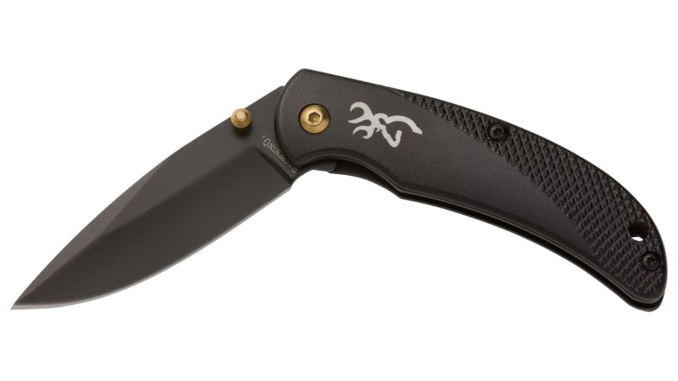 Browning Bg Knife Prism Iii Folding Hunter 2.38'' Blade Black Alum