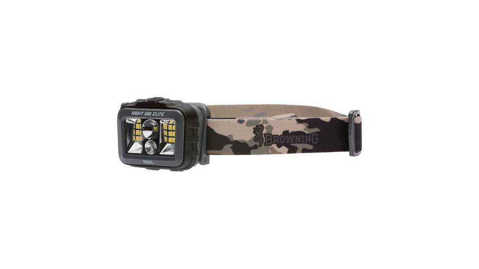 Browning Gig Elite Ovix Headlamp, AAA, 430 Lumens, Green, Polymer, 3713037