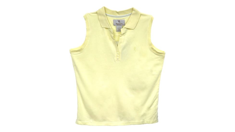 Browning Bg Women's Sleeveless Polo Medium Chiffon