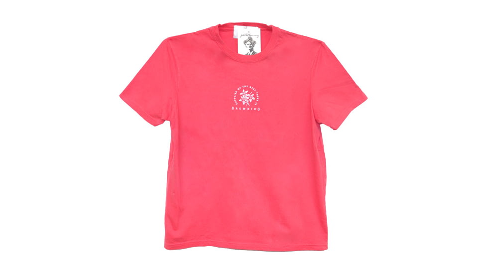 Browning Bg Women's Ss T-shirt Wildflowers Medium Pink