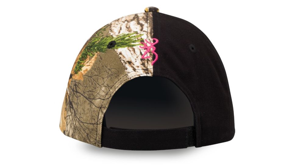 Browning Big Buckmark and Camo Cap,Real-Tree Xtra/Fuchsia 308204771