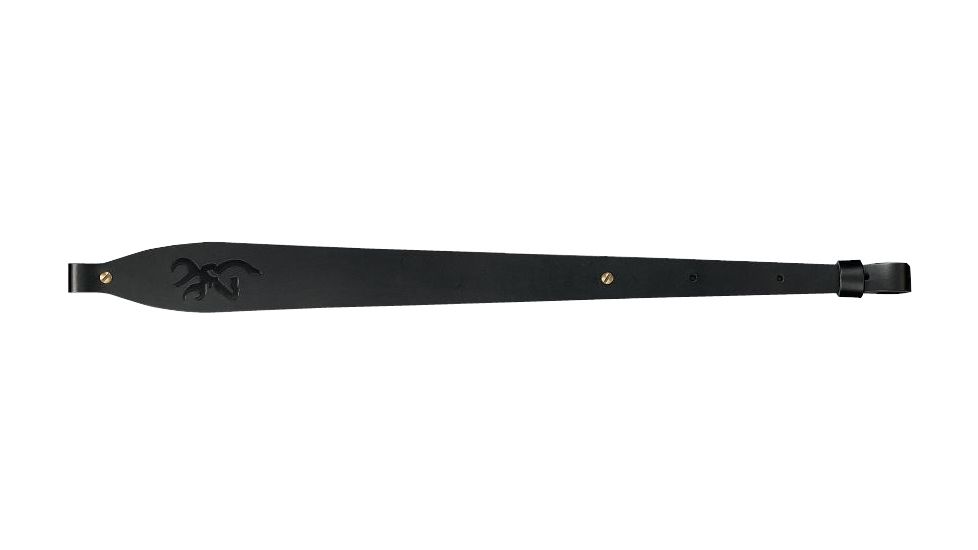 Browning Big Buckmark Series Leather Gun Sling,Black 122499