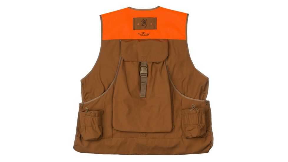 Browning Bird N Lite 2.0 Vest, Tan/Blaze, Small, 3054325801